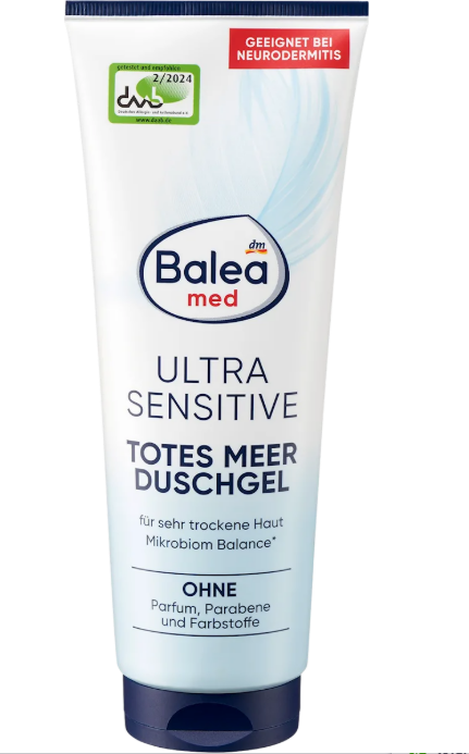 Balea Med Ultra Sensitive shower gel Dead Sea, 250 ml