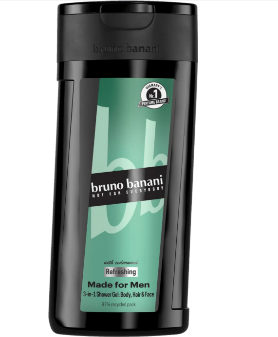 Bruno Banani shower gel Made for Man 3-in-1, 250 ml