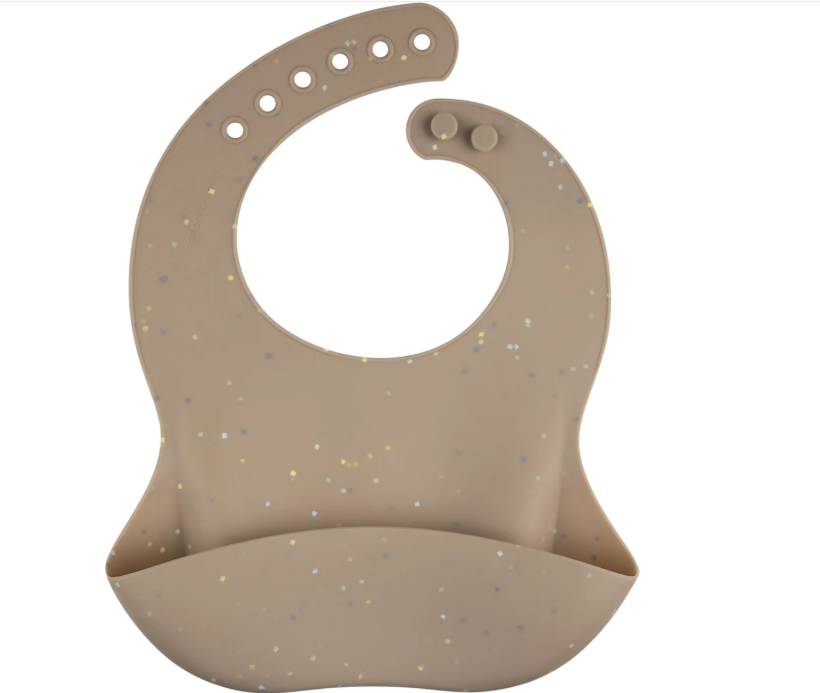 Canpol babies silicone bib beige, 1 pc