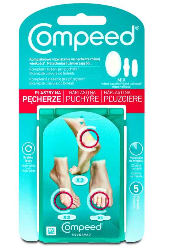 Compeed blister patch mix, 5 pcs