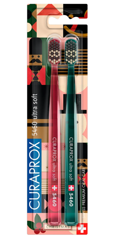 CURAPROX toothbrush 5460 ultra soft Christmas, 2 pcs