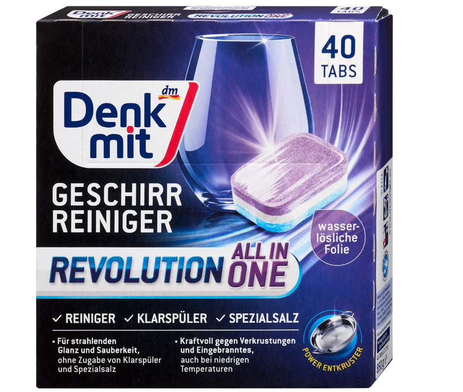Denkmit Multi Power Revolution dishwasher tablets, 40 pcs