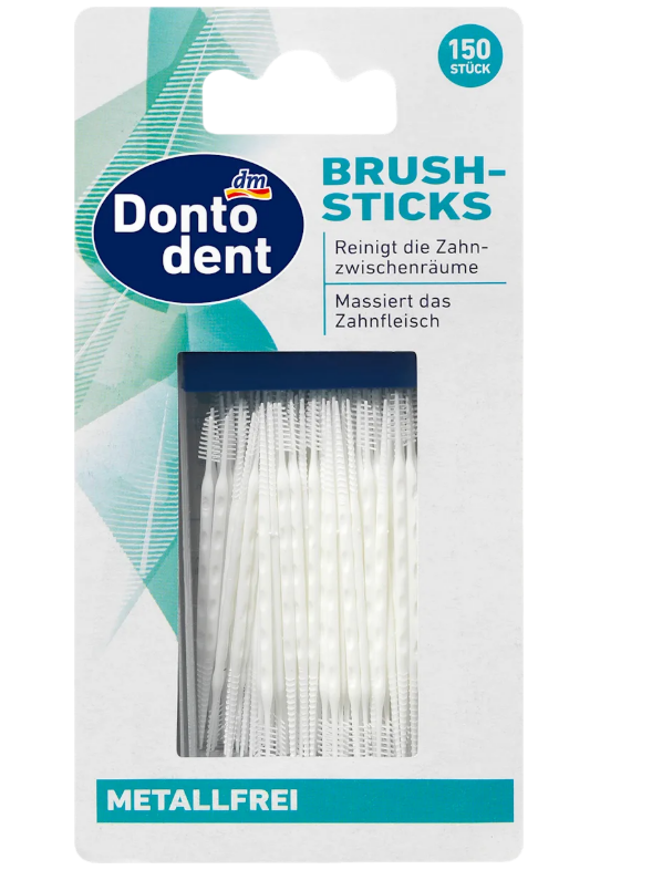 Dontodent interdental toothpicks, 150 pcs