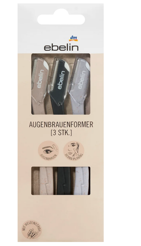 ebelin eyebrow trimmer, 3 pcs