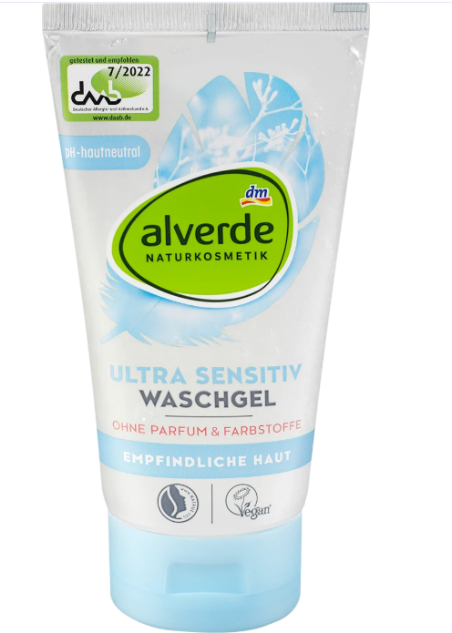 alverde NATURKOSMETIK Ultra Sensitive wash gel, 150 ml