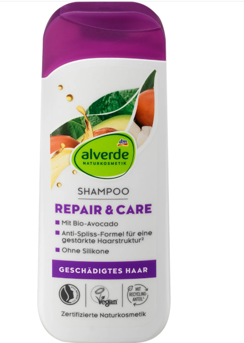 alverde NATURKOSMETIK regenerating hair shampoo, 200 ml