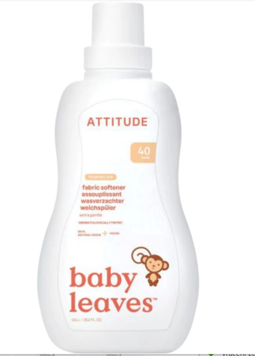 ATTITUDE fabric softener with pear juice scent, 40 loads