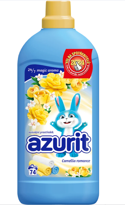 azurit fabric softener Camellia romance, 74 loads