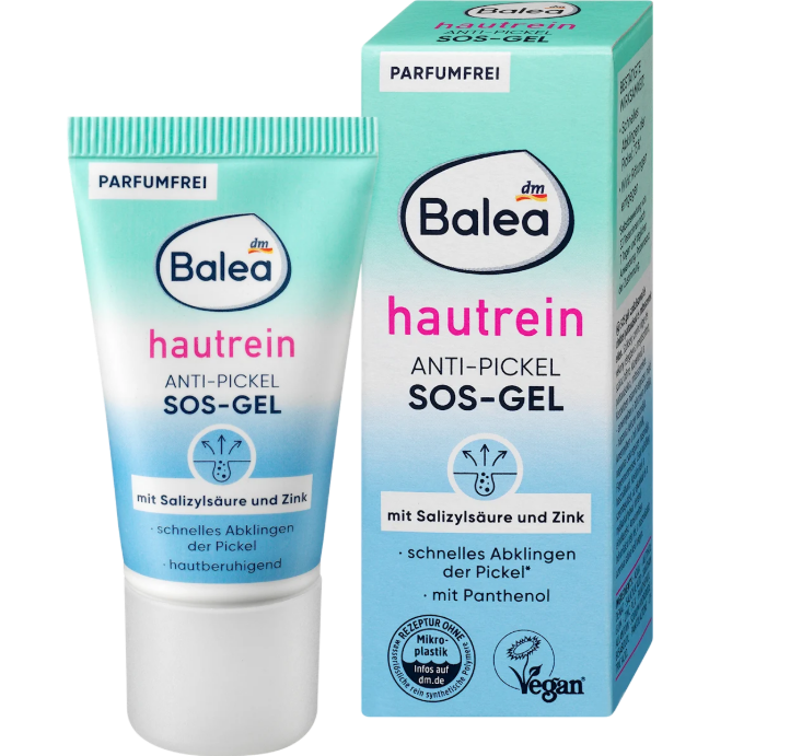 Balea hautrein SOS gel against acne, 15 ml