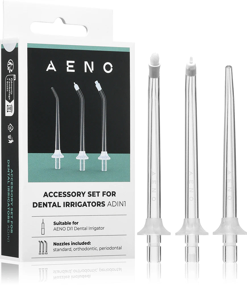 Aeno Accessory Set for Dental Irrigators ADIN1, 3 pcs
