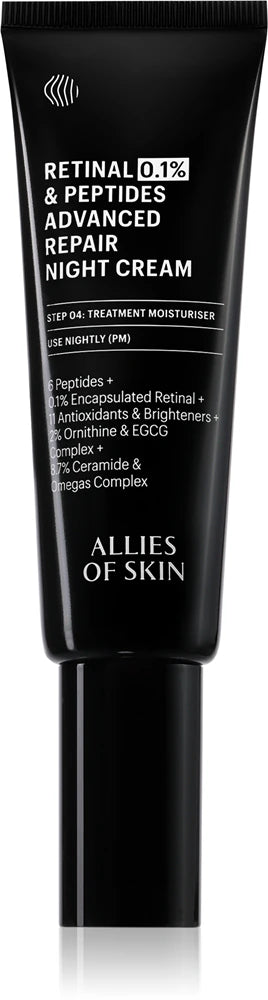 Allies of Skin 0.1% Retinal & Peptides Advanced Repair Night Cream 48 ml