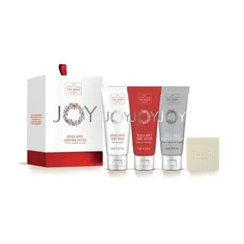 Scottish Fine Soaps Luxury gift set Spiced Apple 4 pcs