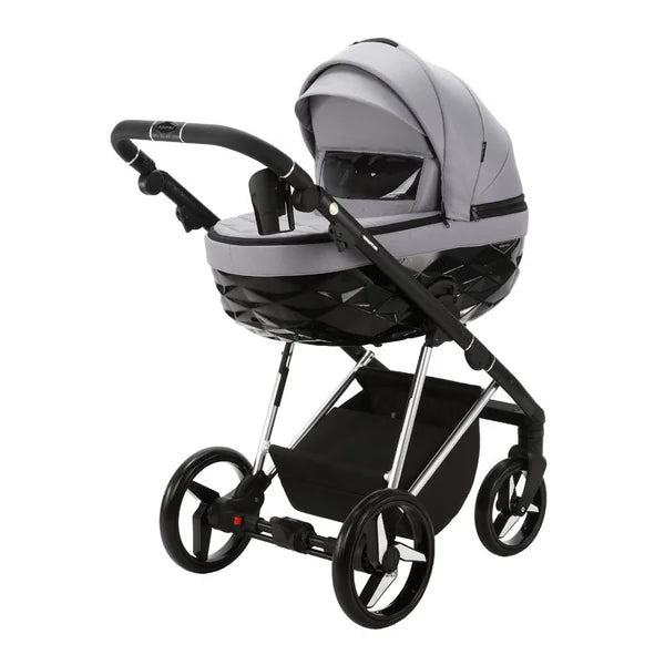 ADAMEX Quantum Special Edition Grey/Silver Combination Stroller