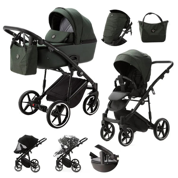 ADAMEX Mobi New Lux Green Combined Stroller