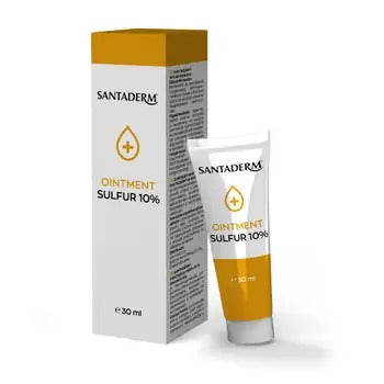 Santaderm Emollient ointment with 10% sulfur content 30 ml