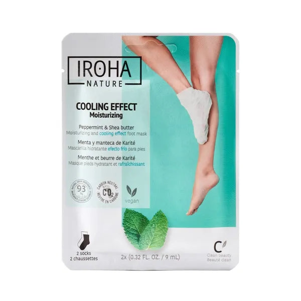 Iroha nature Foot mask with peppermint 1 pair