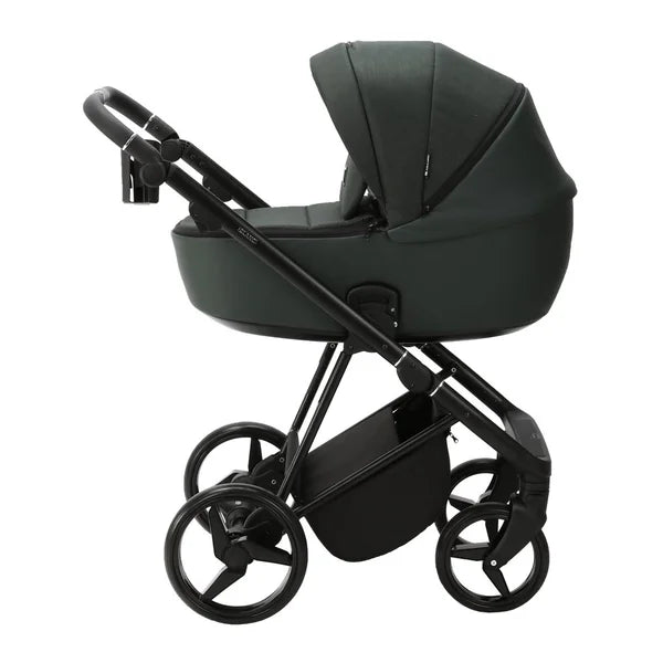 ADAMEX Combined stroller Blanc Standard Dark green