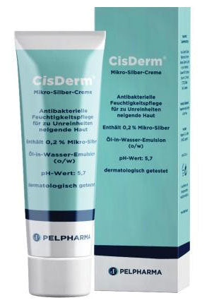 Pelpharma CisDerm 0.2% Micro Silver Cream 50 ml