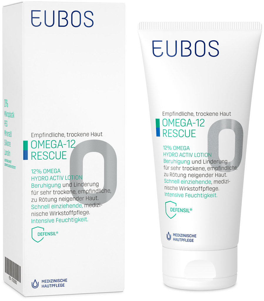 Eubos Omega-12 Rescue 12% Omega Hydro Active Lotion 200 ml