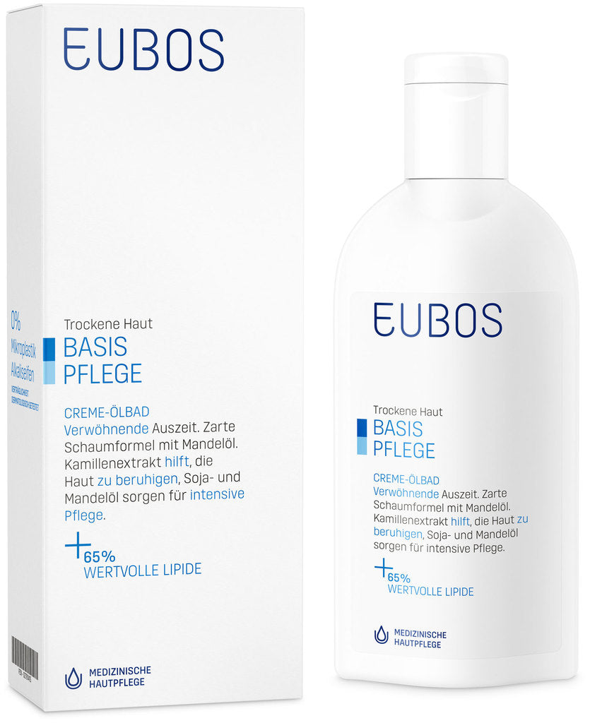Eubos basic care cream oil bath 200 ml
