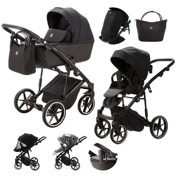 ADAMEX Stroller combined Mobi New Lux Black