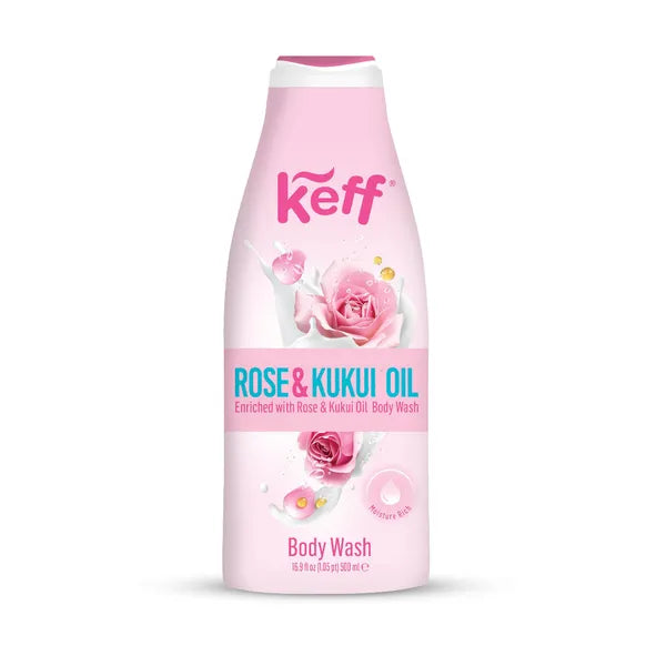 Keff Body Wash Rose & Kukui oil 500 ml
