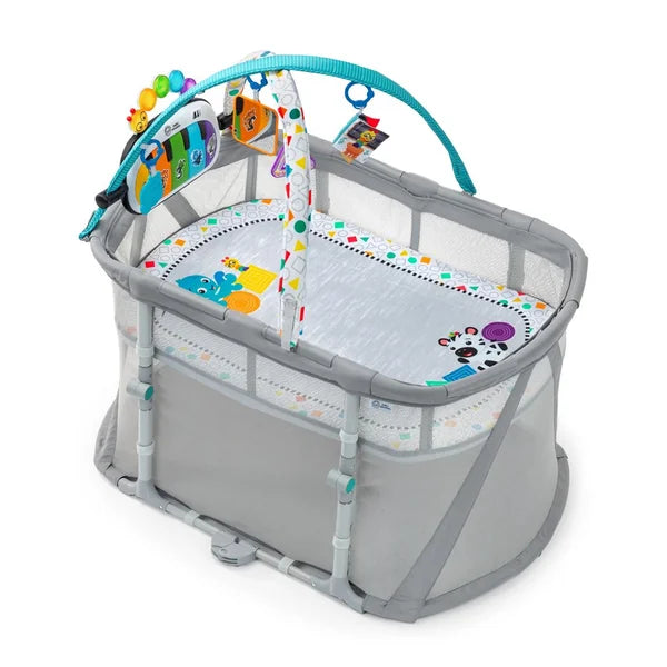 Baby Einstein Crib with Playpen and Piano 3in1 Kick & Snooze™ 0m+
