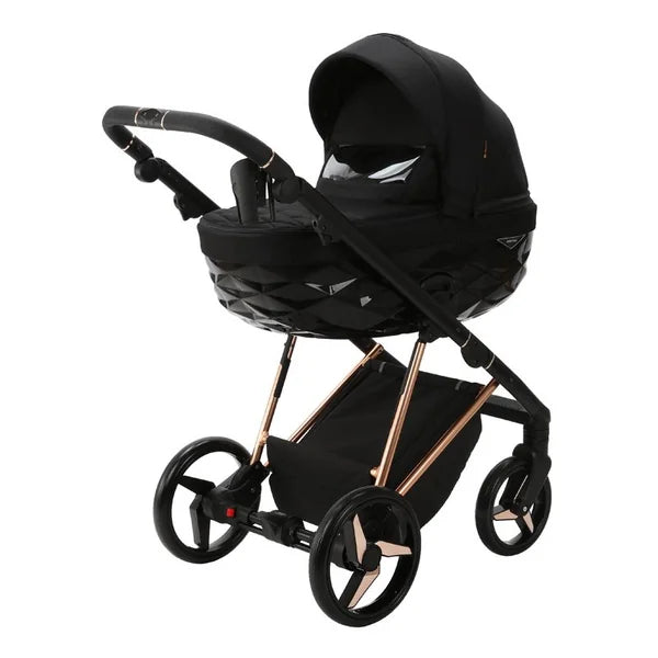 ADAMEX Quantum Special Edition Black/Rosegold Combination Stroller