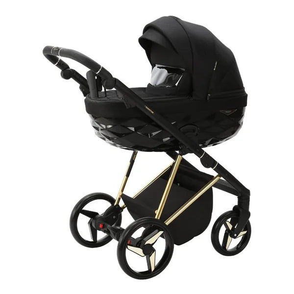 ADAMEX Quantum Special Edition Black/Gold Combination Stroller