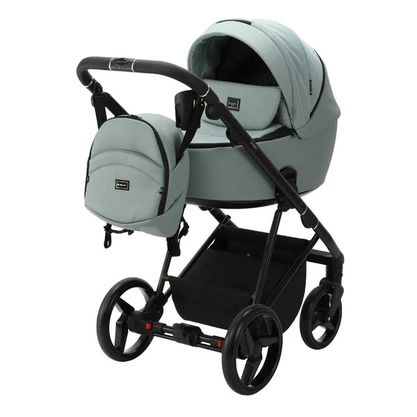 ADAMEX Combined stroller Blanc Standard Green
