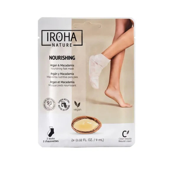 Iroha nature Regenerating foot mask Argan 1 pair