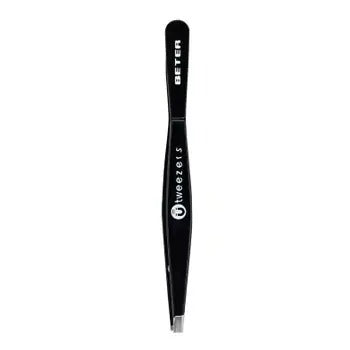 Beter Ü Tweezers magnetic straight-tip tweezers Black