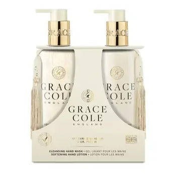 Grace Cole Nectarine Blossom & Grapefruit liquid soap + hand lotion 2x300 ml