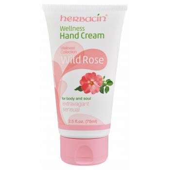 Herbacin Wellness Hand Cream Wild Rose 75 ml