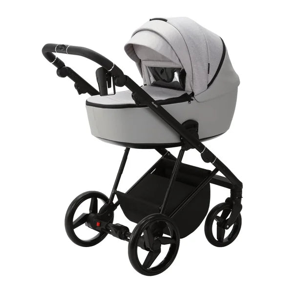 ADAMEX Combined stroller Blanc Standard Grey
