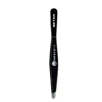 Beter Ü Tweezers magnetic slanted-tip tweezers Black