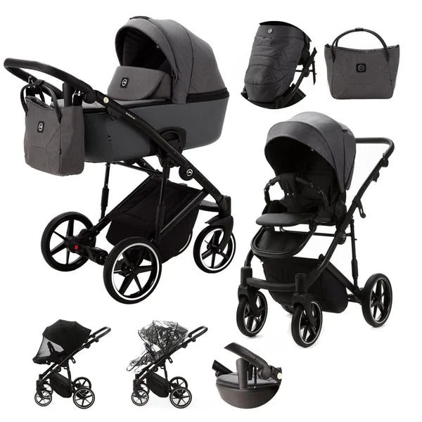 ADAMEX Mobi New Lux combined stroller Graphite