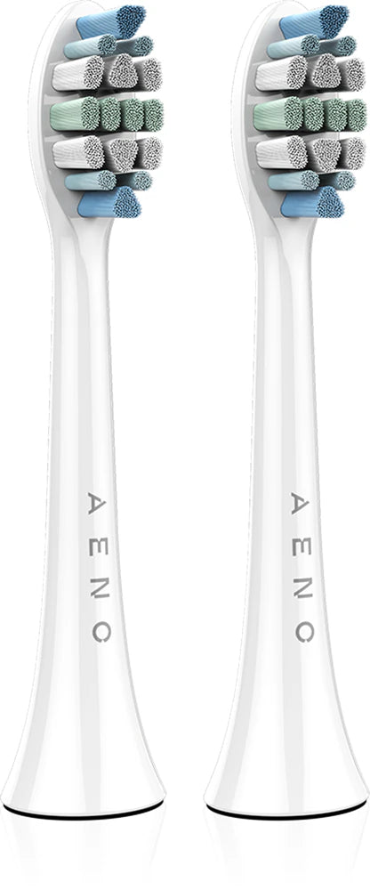 Aeno White Replacement toothbrush heads for DB3/DB4/DB5/DB6 2 pcs