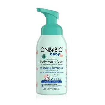 OnlyBio Hypoallergenic Baby Body Wash Foam 300 ml