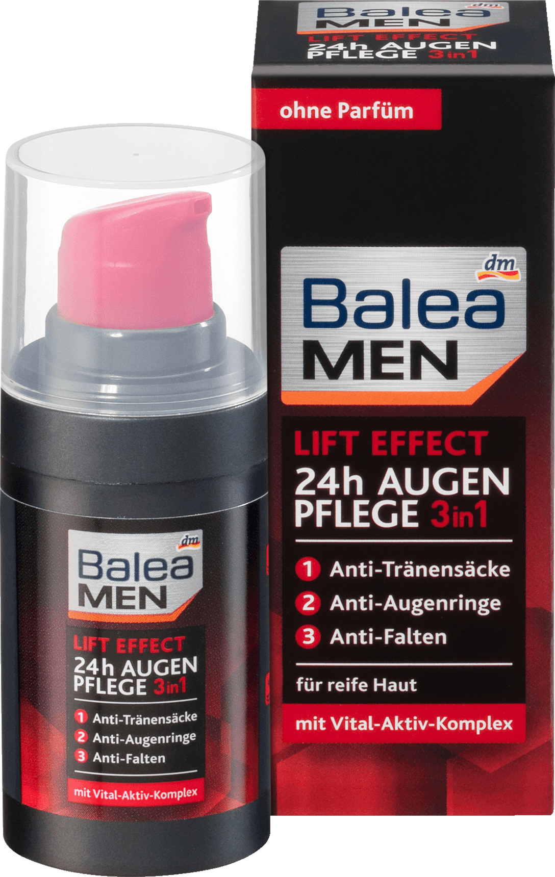 Balea MEN Lift Effect eye cream 24h, 15 ml