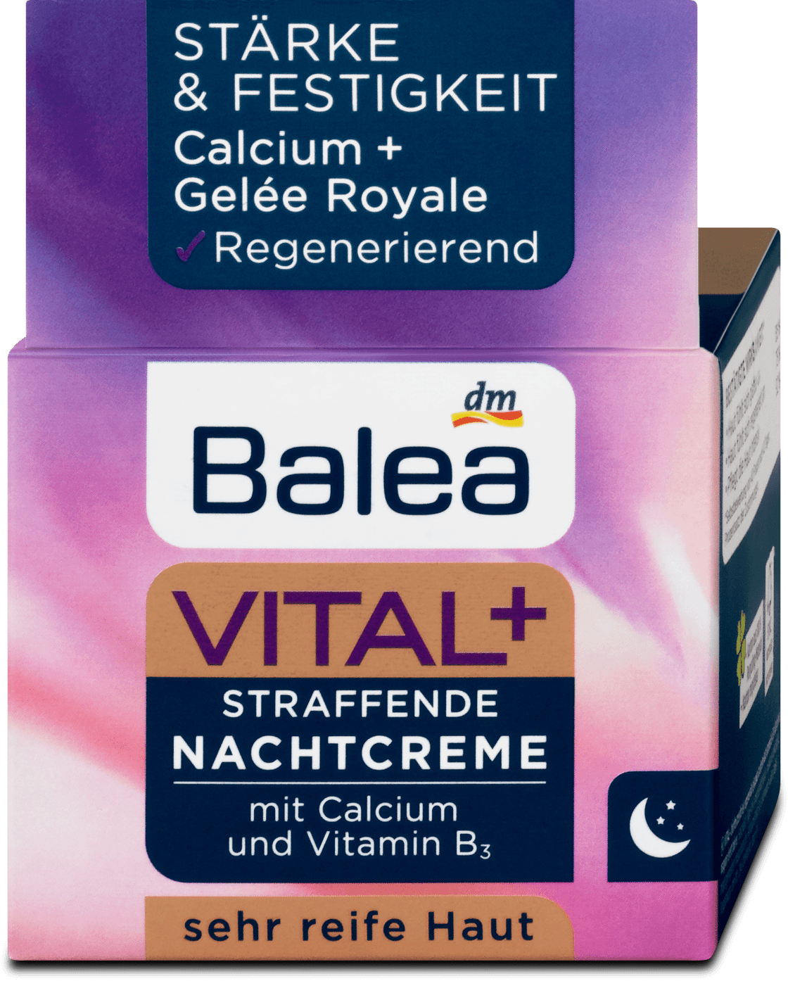 Balea Vital + Night Smoothing Face Cream, 50 ml