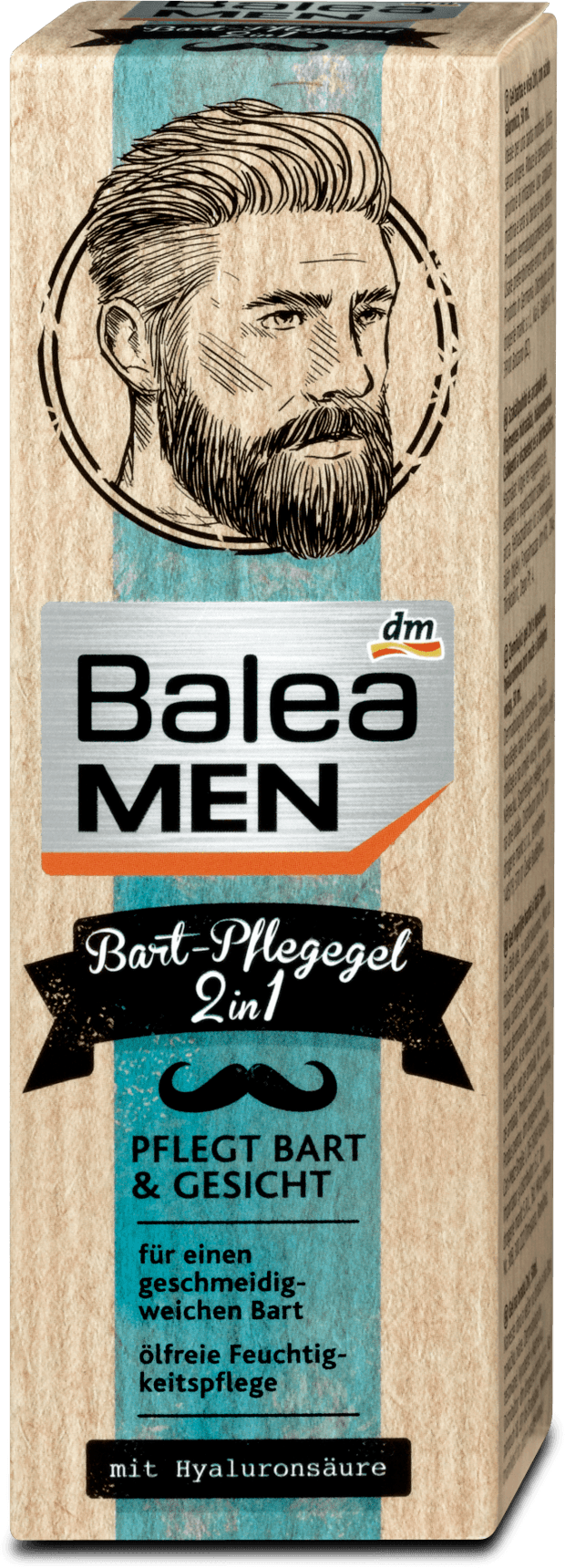 Balea MEN beard softening gel 2-in-1, 50 ml