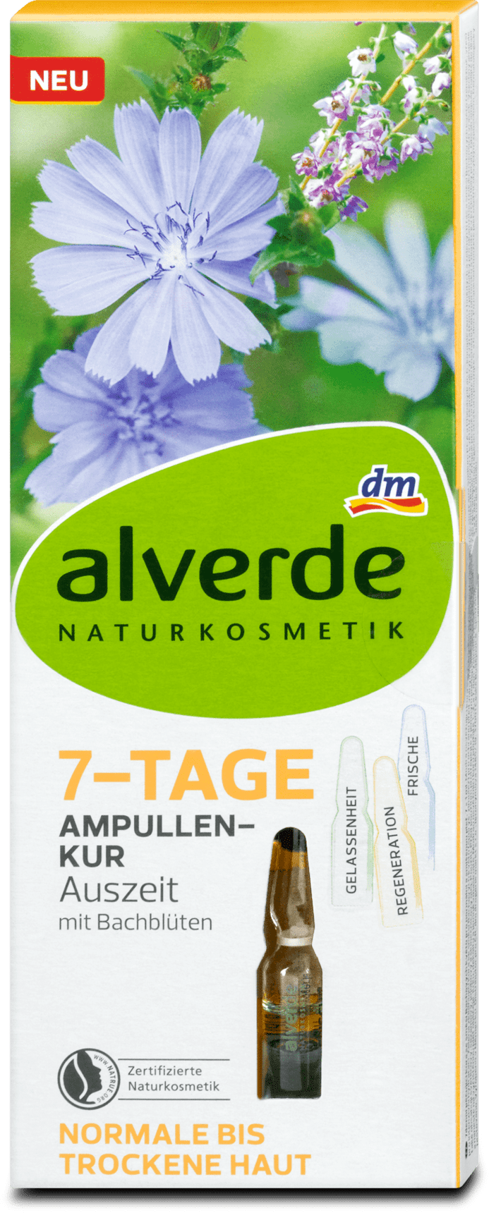 alverde NATURKOSMETIK weekly skin treatment, 7 ml