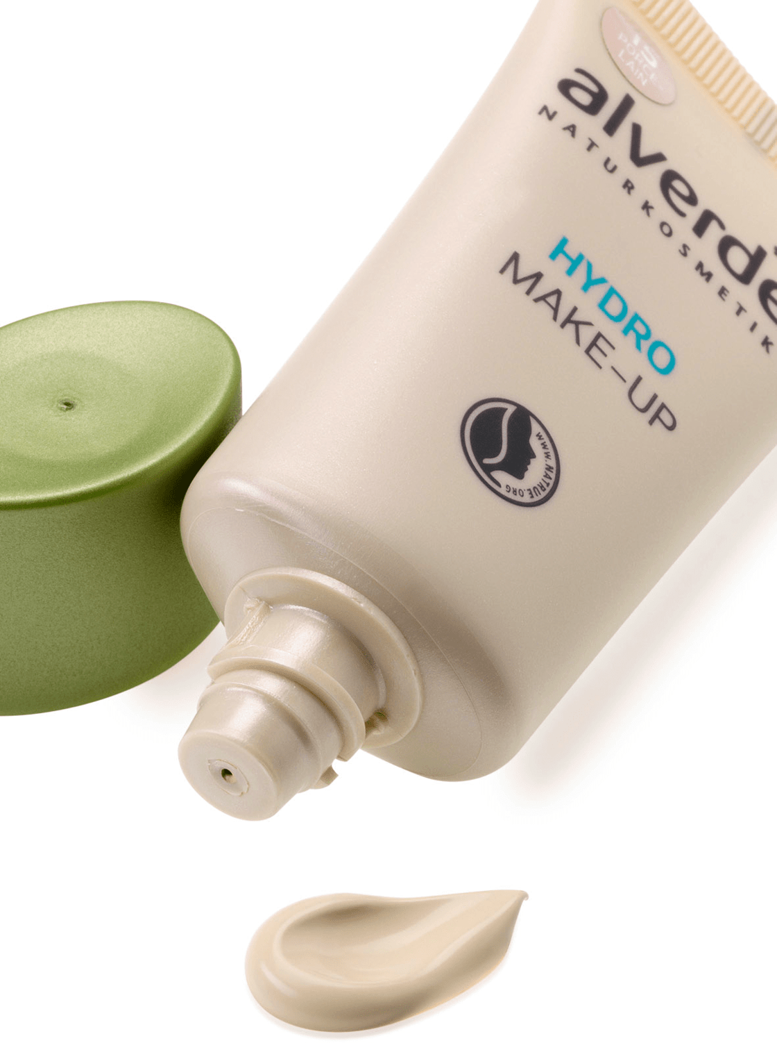 alverde NATURKOSMETIK Moisturizing Makeup 15 Porcelain, 30 ml