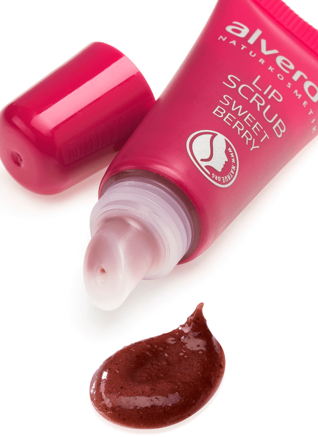 alverde NATURKOSMETIK Sweet Berry Lip Scrub, 8 ml