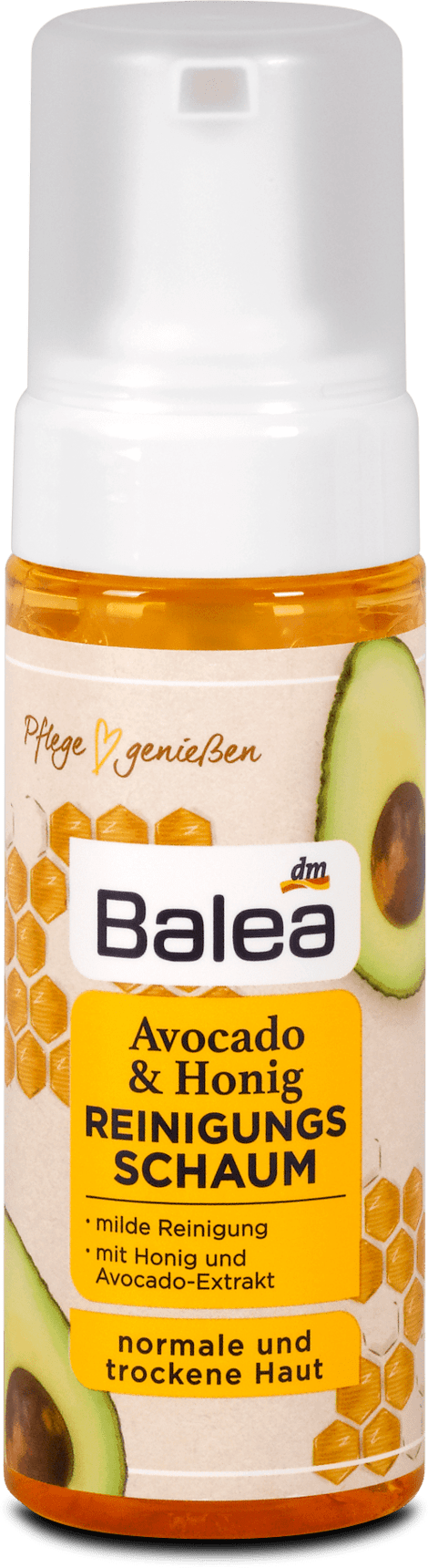 Balea avocado & honey skin cleansing foam, 150 ml