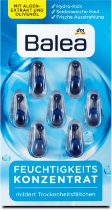 Balea facial moisturizing capsules, 7 pcs