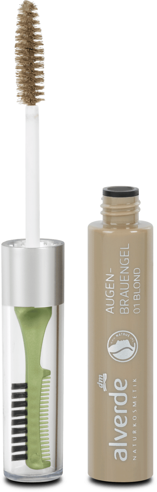 alverde NATURKOSMETIK Eyebrow Gel 01 Blond, 6 ml