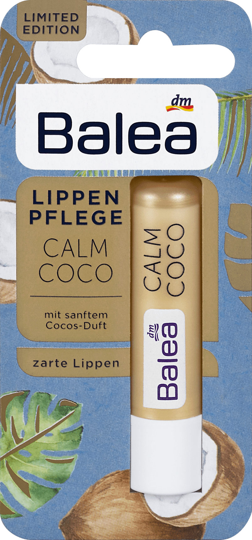 Balea Calm Coco Lip Balm, 4.8 g