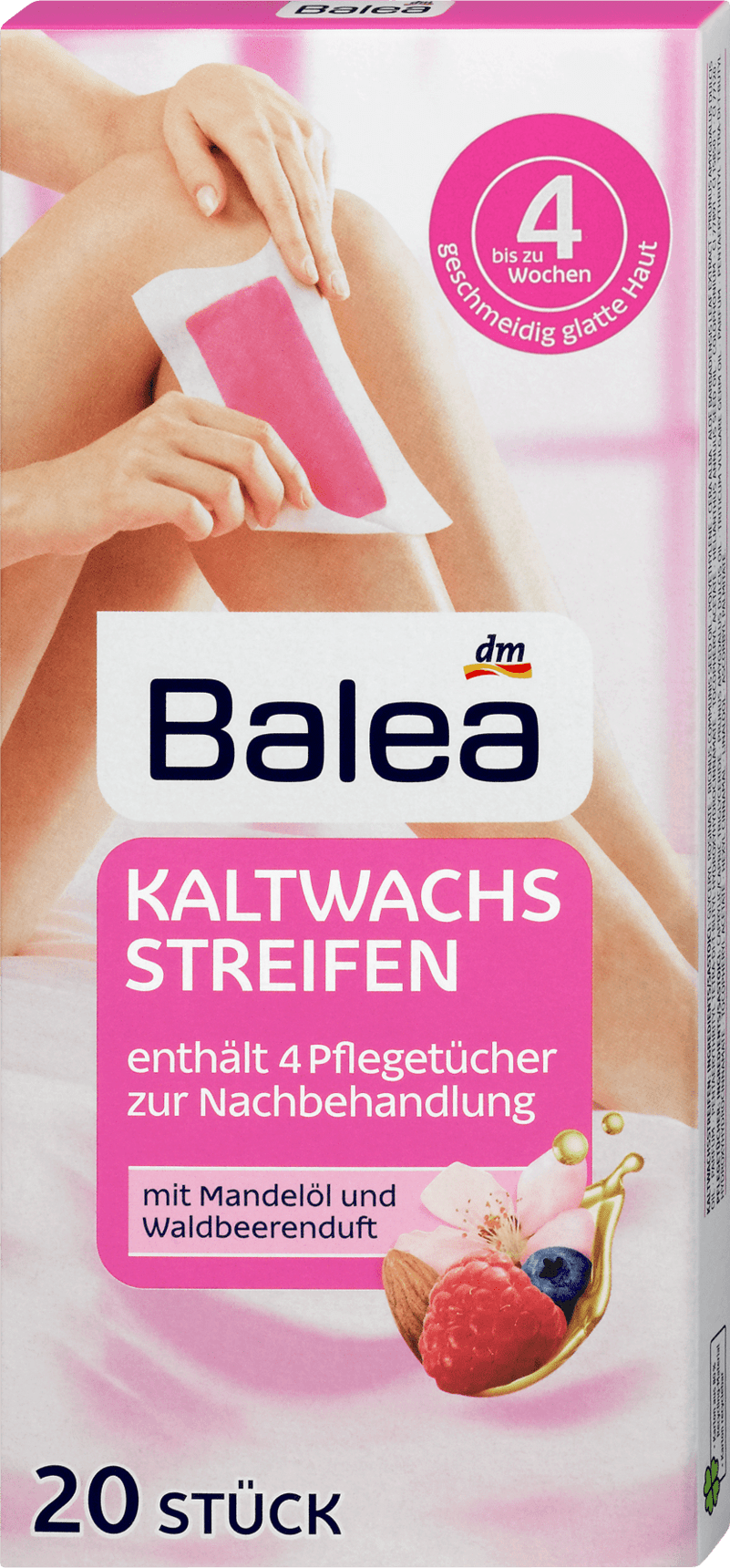 Balea body depilation wax bands , 20 pcs
